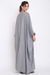 Loro Piana Wool Grey Abaya