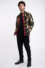 Momo Silk Dragon Black Jacket