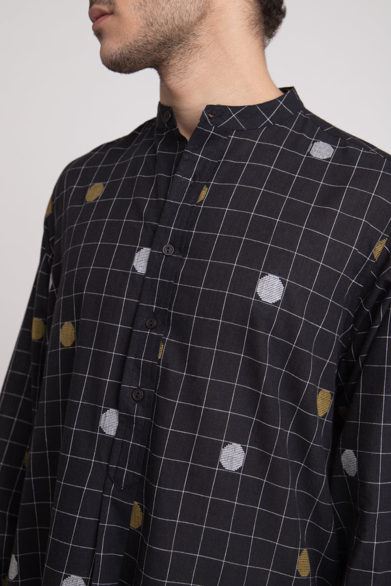 Cloche Cotton Handwoven Ikat Shirt
