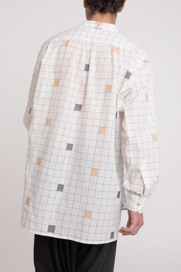 Cloche Cotton Handwoven Ikat Shirt